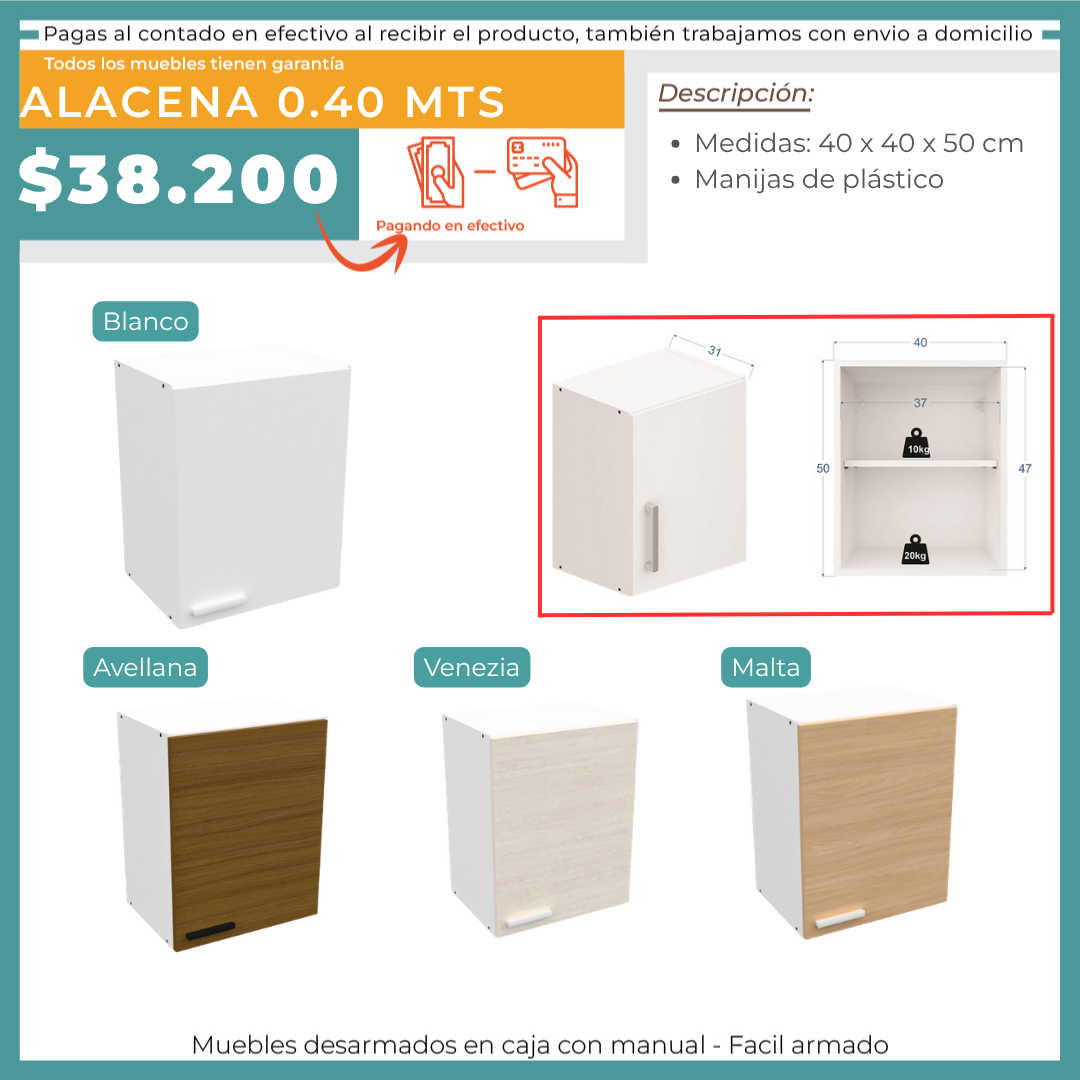 ALACENA 0.40 MTS
