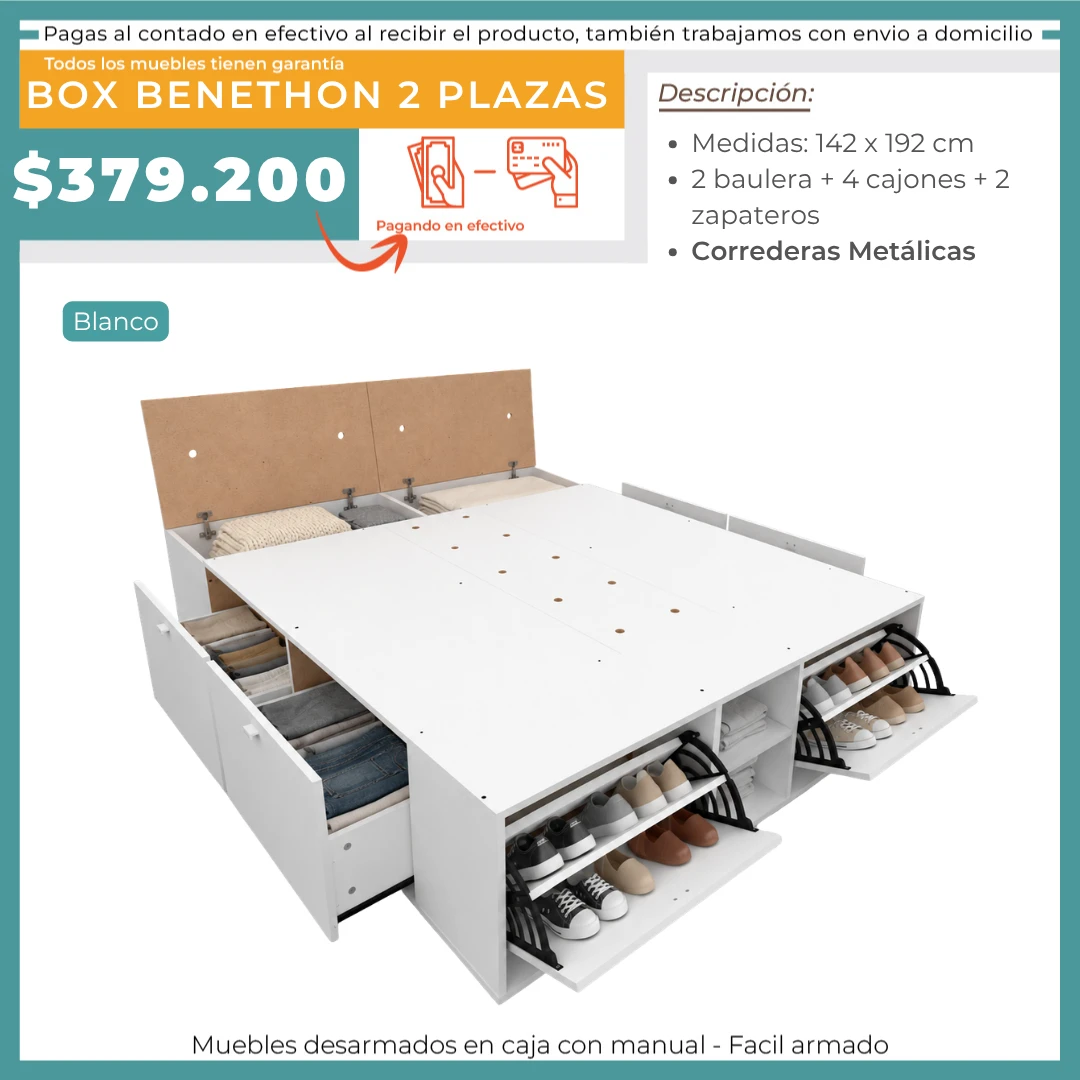 BOX BENETHON 2 PLAZAS